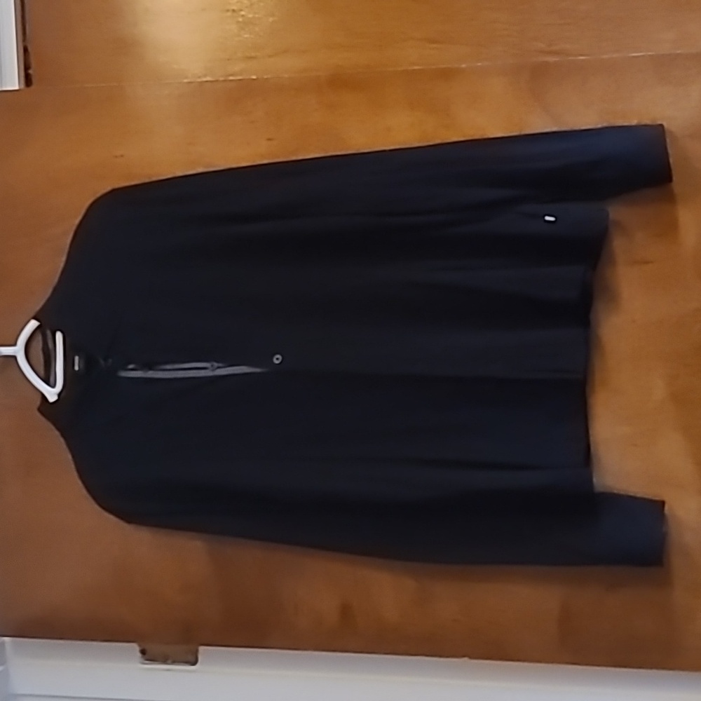 2 for $150 -BOSS Hugo Boss Men's Size XL Black Cotton-Wool Slim Fit Button Shirt